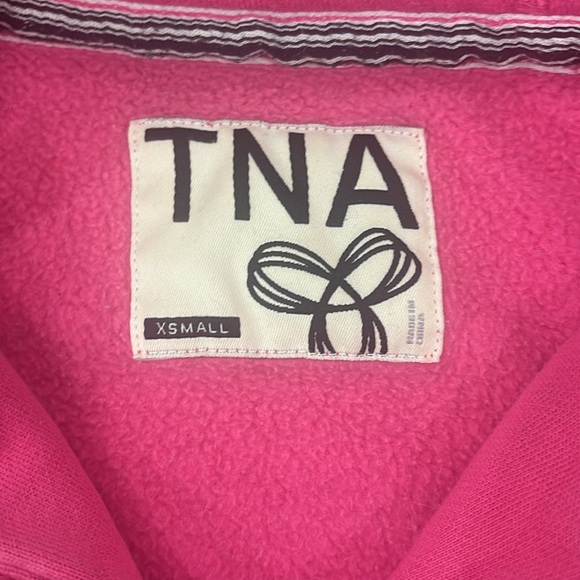 Pink zip-up Aritzia hoodie gently worn - Picture 3 of 3